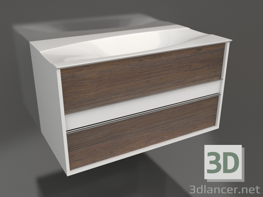 3d model Mueble de baño (EVO0110CD) - vista previa