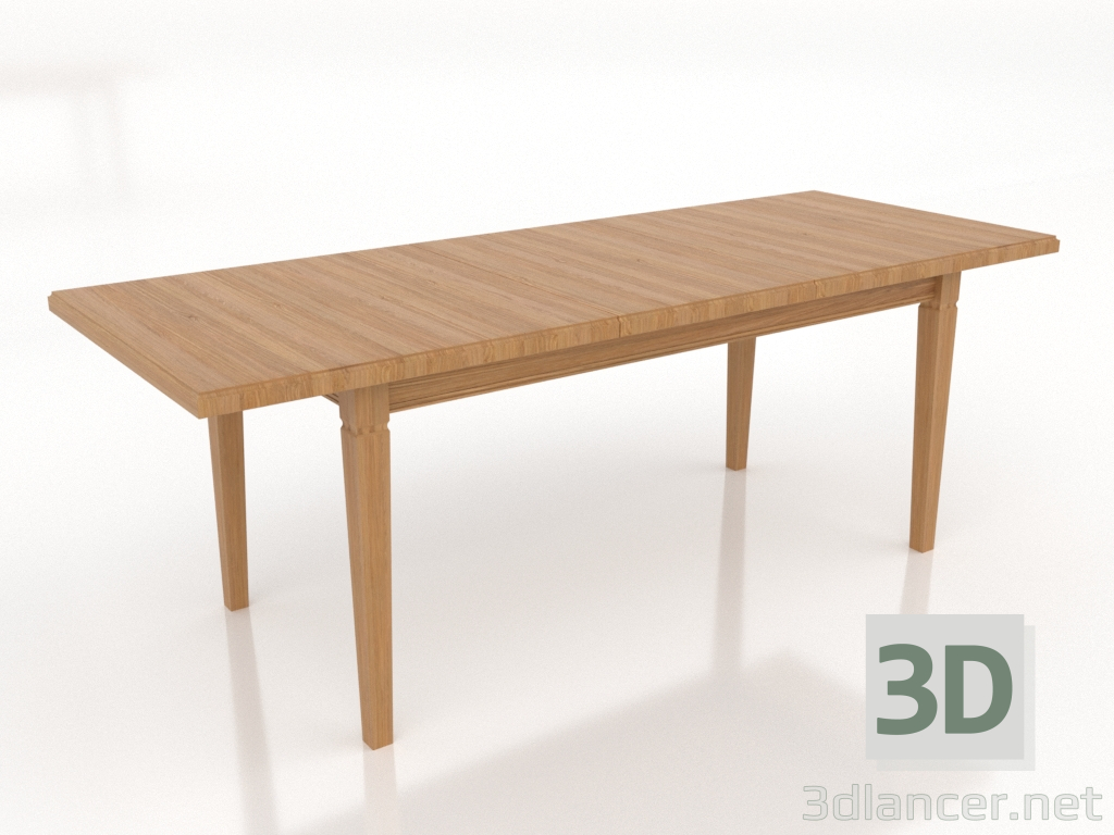 modèle 3D Table à manger TRANSFORM 2100x800 mm (extensible, chêne naturel) - preview modèle 3D Table à manger TRANSFORM 2100x800 mm (extensible, chêne naturel) - preview