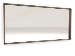 दर्पण, आबनूस लिबास खत्म (120x55x59.5 सेमी)