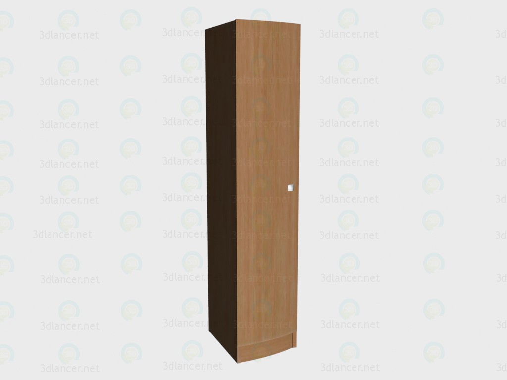 3d model Armario 1 puerta derecha - vista previa