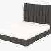3 डी मॉडल फ्रेम के साथ डबल बेड HARLAN रानी आकार बिस्तर (5103Q.W006) - पूर्वावलोकन