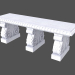modello 3D Bench (LS140P) - anteprima
