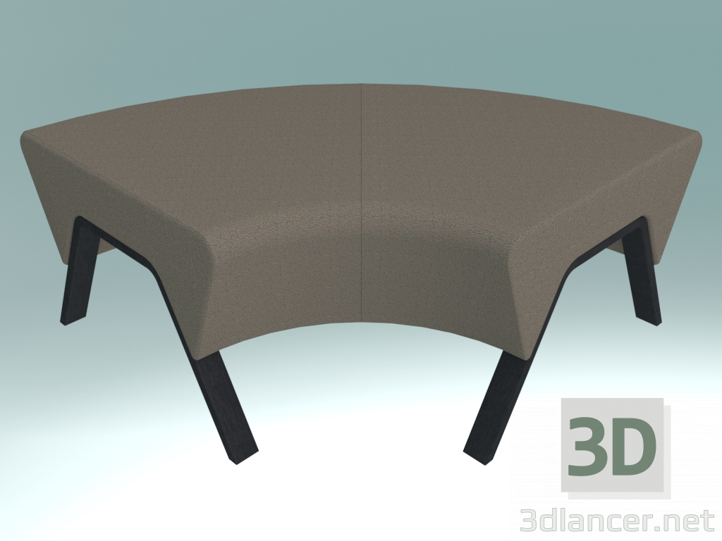 3D Modell Anschluss 90 Grad (C40 Holz) - Vorschau
