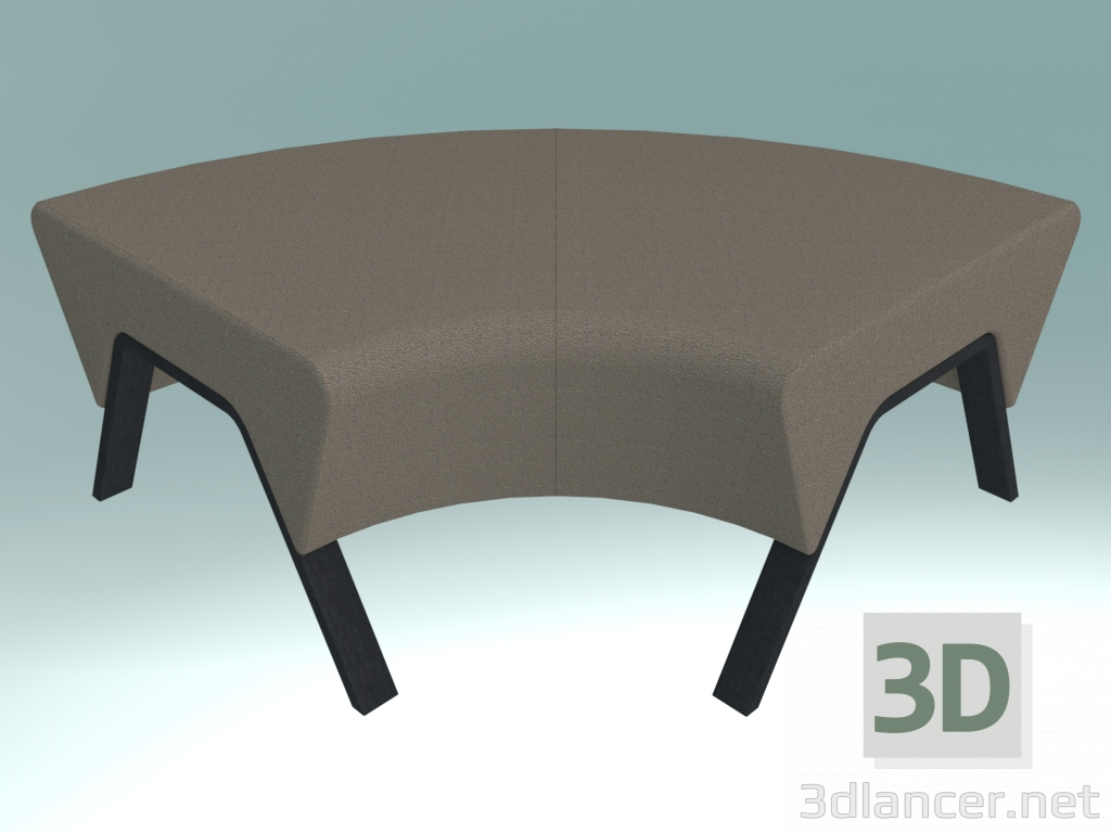 3D modeli Bağlayıcı 90 derece (C40 ahşap) - önizleme