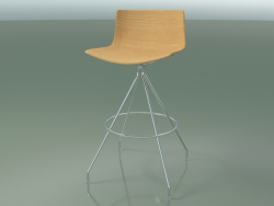 Bar chair 0491 (without upholstery, natural oak)