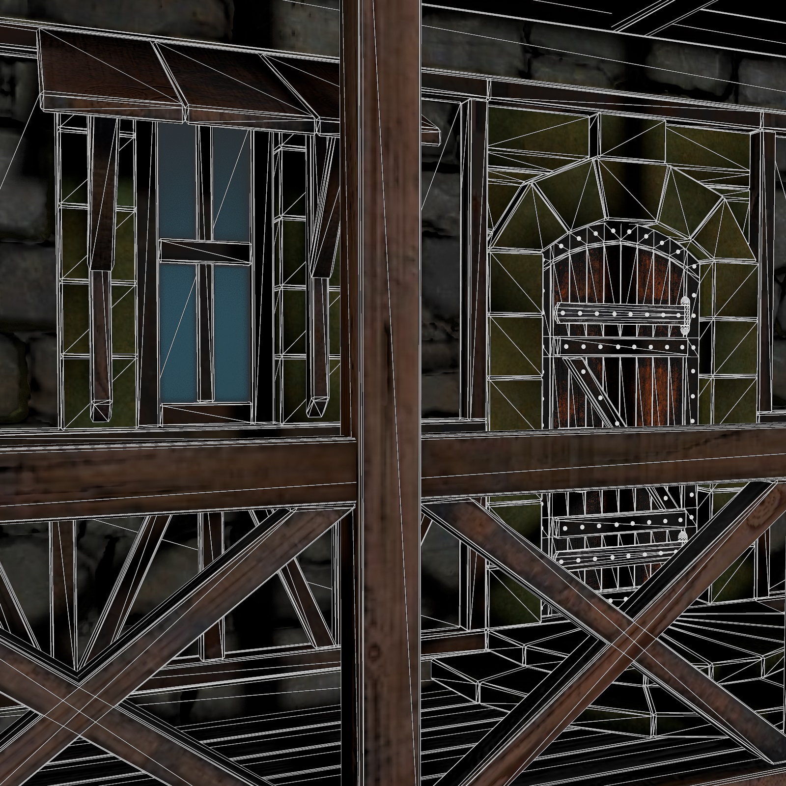 modello 3D di Modello 3d di casa medievale comprare - rendering