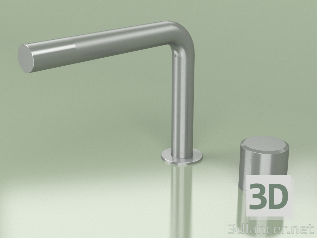 modèle 3D Mitigeur hydro-progressif 2 trous avec bec orientable H 143 mm (16 07, AS) - preview