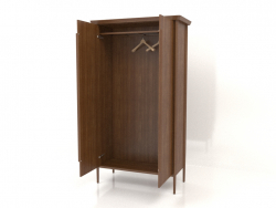 Cabinet MC 03 (ouvert) (1114х565х2000, bois brun clair)