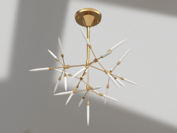 Suspended LED chandelier Malva (07655)