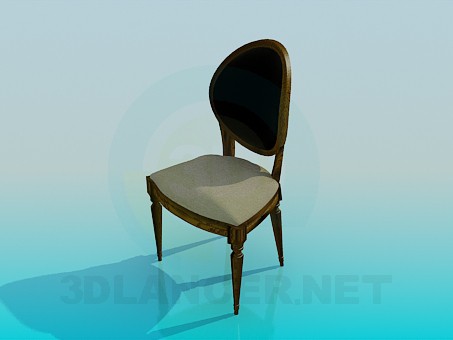 modelo 3D Silla de estilo clásico - escuchar modelo 3D Silla de estilo clásico - escuchar