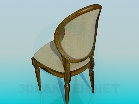 modelo 3D Silla de estilo clásico - escuchar modelo 3D Silla de estilo clásico - escuchar