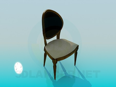 modelo 3D Silla de estilo clásico - escuchar modelo 3D Silla de estilo clásico - escuchar