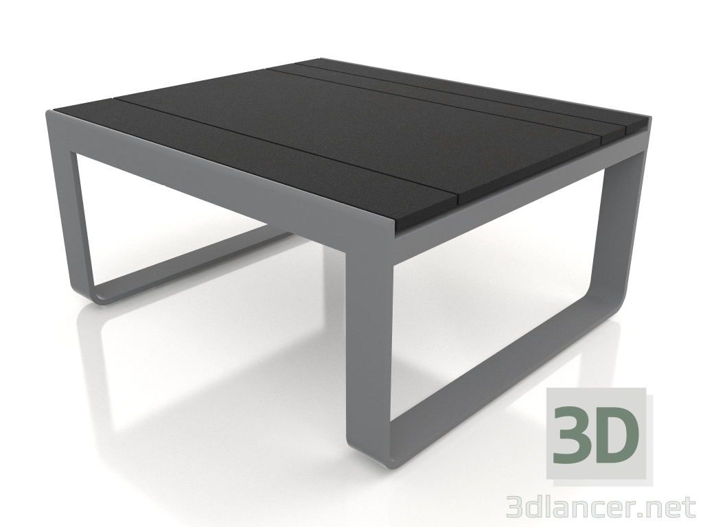 3d model Club table 80 (DEKTON Domoos, Anthracite) - preview