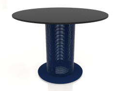 Клубный стол Ø90 (Night blue)