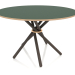 3d model Dining table Hector 120 (Dark Linoleum GREEN) - preview