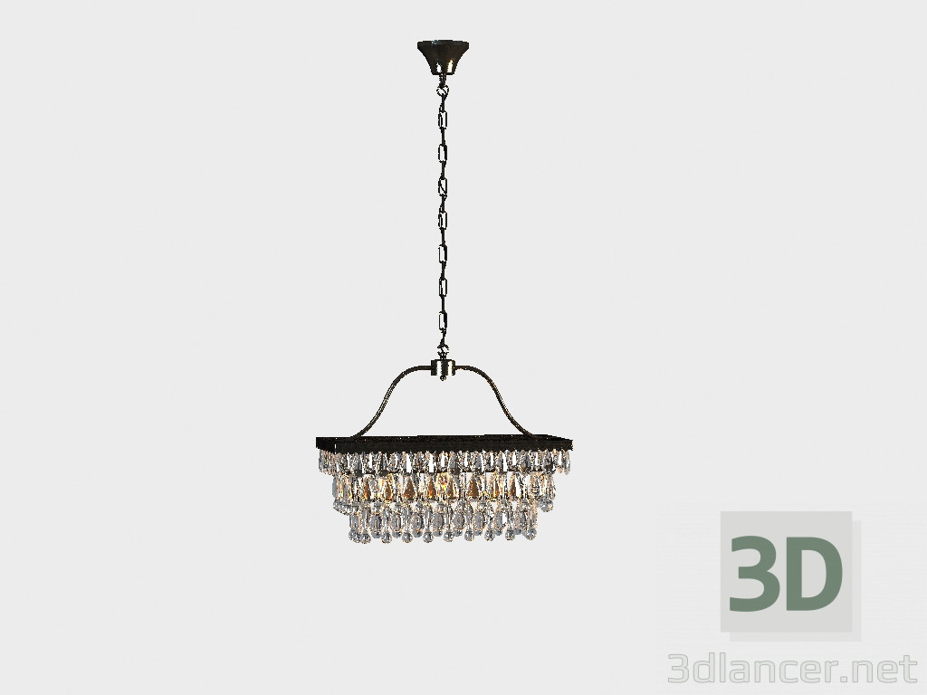 modello 3D MARIA soffitto lampadario (CH066-3) - anteprima