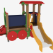 3d модель Детский игровой комплекс Паровозик (5104) – превью