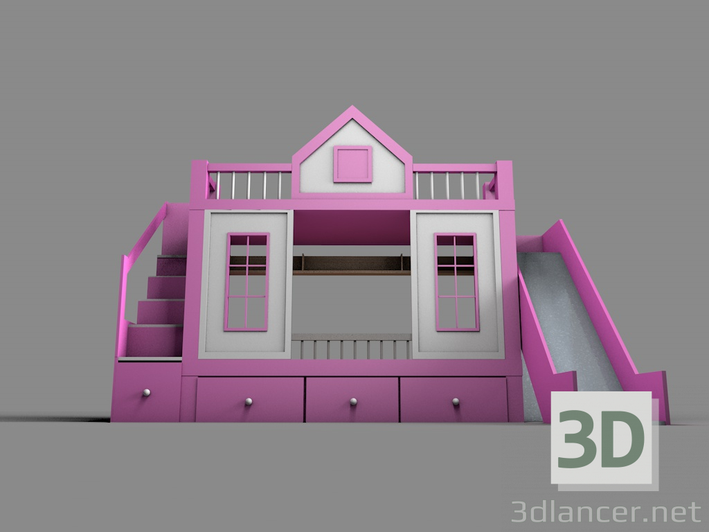 3d Childbed model buy - render