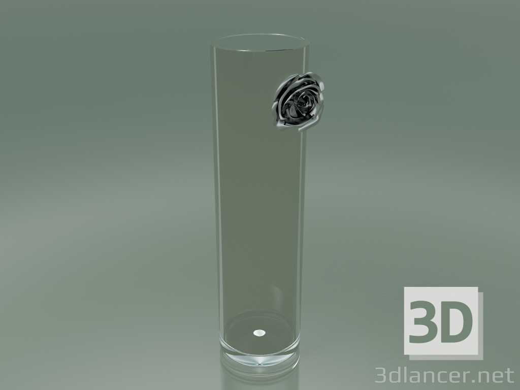 3D modeli Vazo Illusion Gül (H 56cm, D 15cm) - önizleme