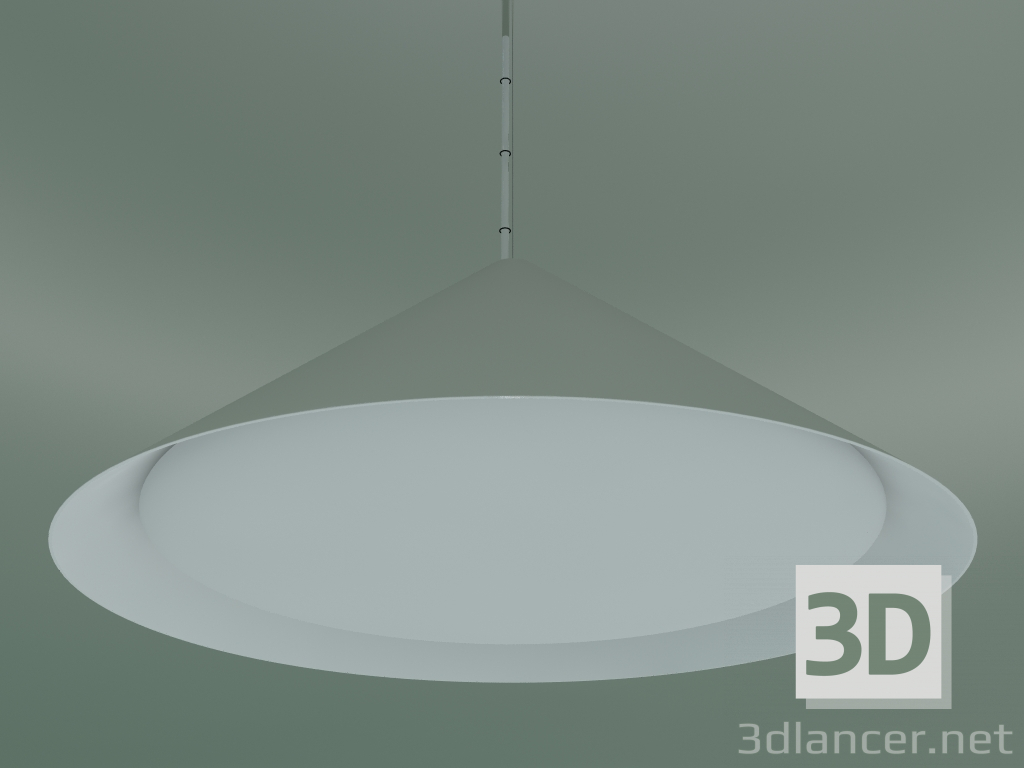 modello 3D Lampada a sospensione KEGLEN 650 PENDANT (LED-MD 27K, WHT) - anteprima