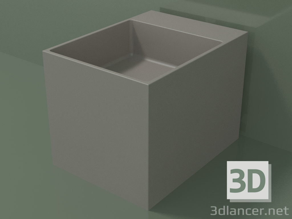 3D Modell Waschtisch (01UN12302, Ton C37, L 36, P 48, H 36 cm) - Vorschau