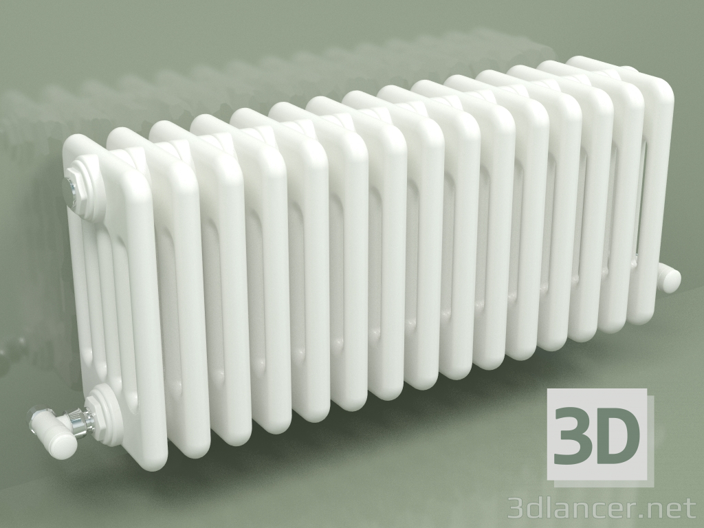 modèle 3D Radiateur TESI 5 (H 300 15EL, Standard blanc) - preview