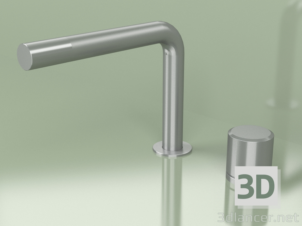 3d model Two-hole mixer with spout H 143 mm (16 07 T, AS) - preview