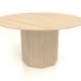 modello 3D Tavolo da pranzo DT 11 (P=1400х750, legno bianco) - anteprima