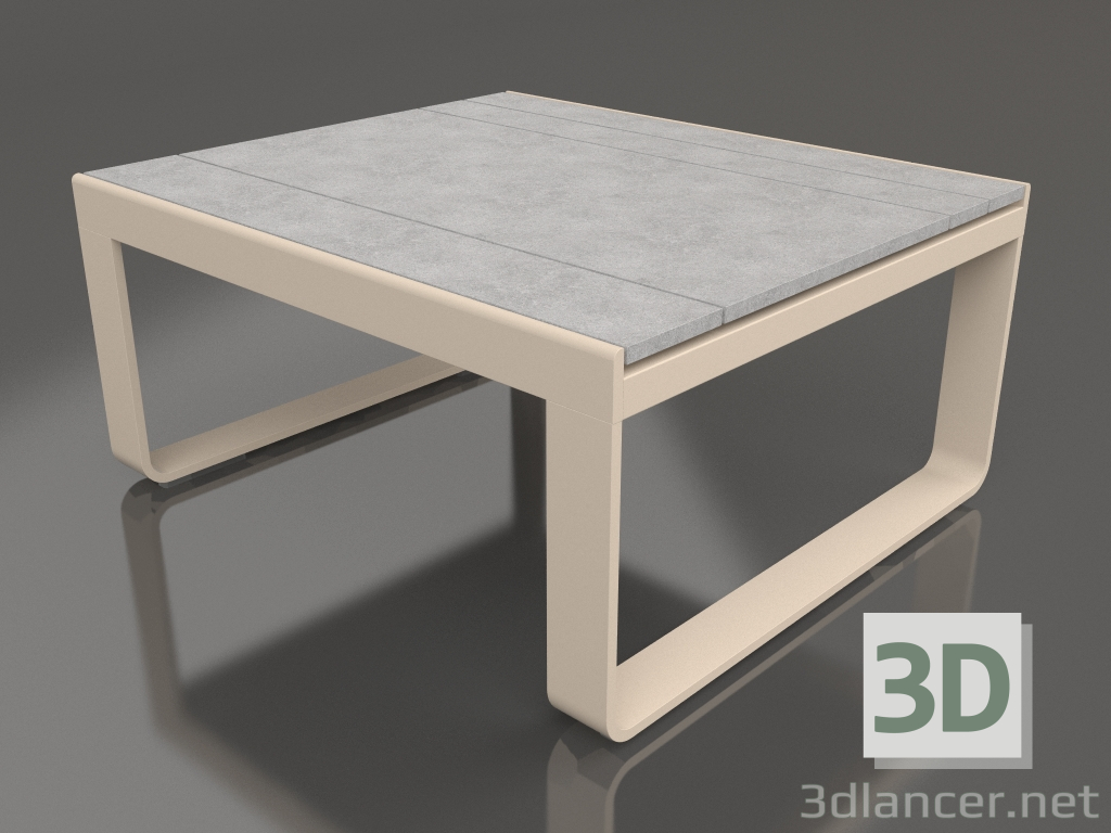 modèle 3D Table club 80 (DEKTON Kreta, Sable) - preview