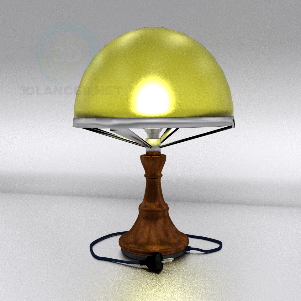 3d модель Настільна лампа – превью