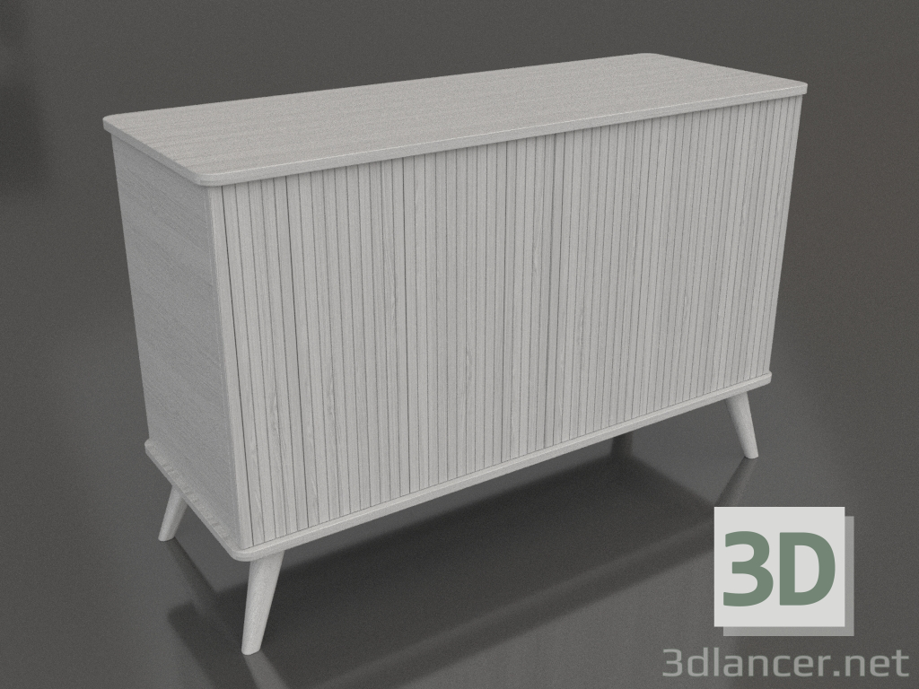 modèle 3D Commode 4 1200x400x800 mm (blanc RAL 9010) - preview