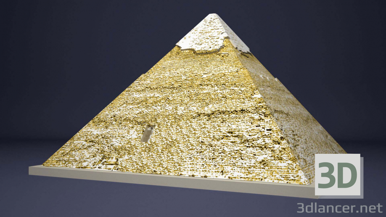 Modèle 3D La pyramide égyptienne de Khéphren | 25877 | 3dlancer.net