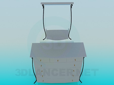 modelo 3D Pier-glass - escuchar modelo 3D Pier-glass - escuchar