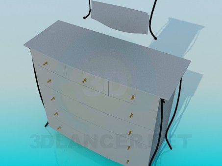 modelo 3D Pier-glass - escuchar modelo 3D Pier-glass - escuchar