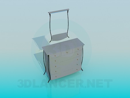 modelo 3D Pier-glass - escuchar modelo 3D Pier-glass - escuchar
