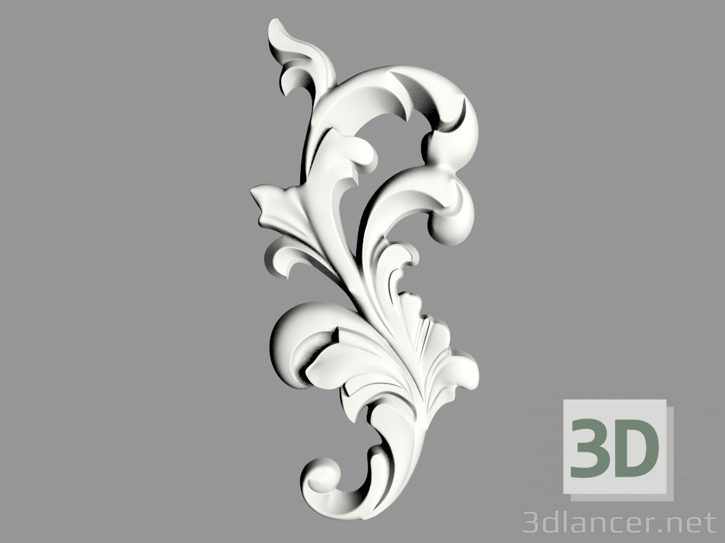 modèle 3D Décoration murale (106) - preview