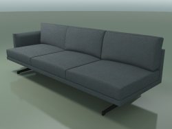 End module 5250 (H-legs, right armrest, one-color upholstery)