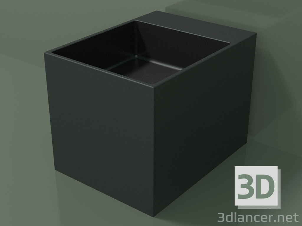 3D Modell Waschtischplatte (01UN12302, Deep Nocturne C38, L 36, P 48, H 36 cm) - Vorschau