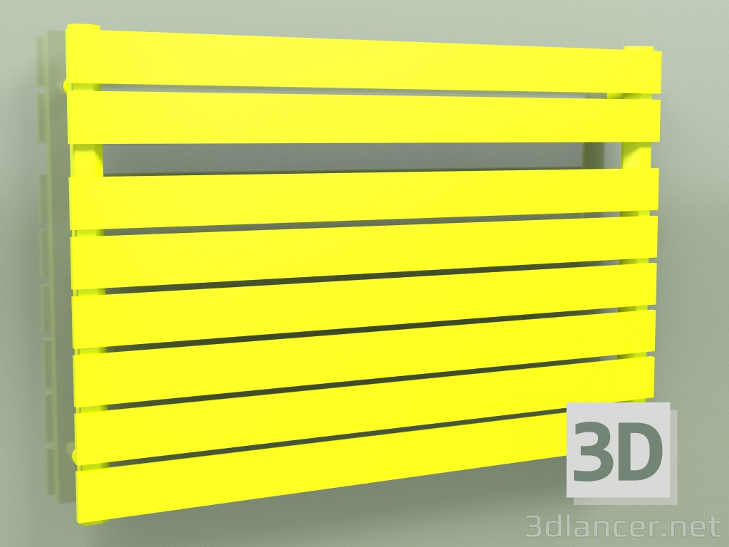 3D modeli Isıtmalı havlu askısı - Muna (680 x 1000, RAL - 1026) - önizleme