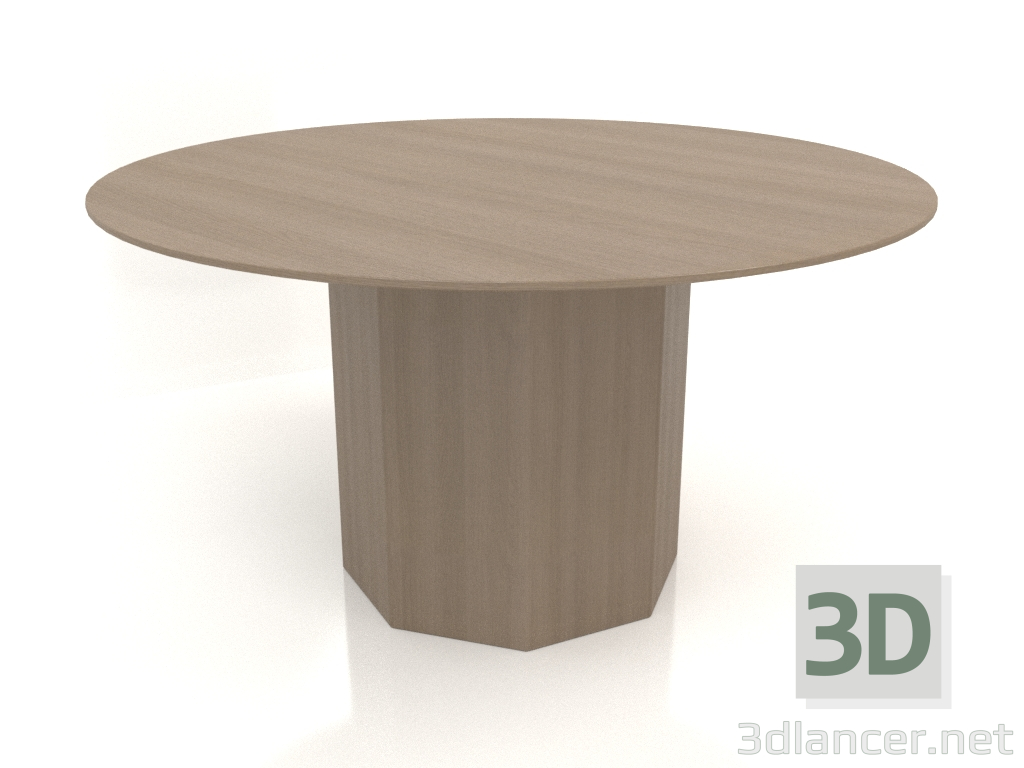 3d model Dining table DT 11 (D=1400х750, wood grey) - preview