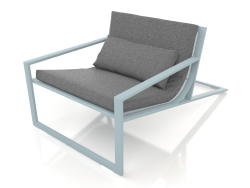 Уникальное клубное кресло (Blue grey)
