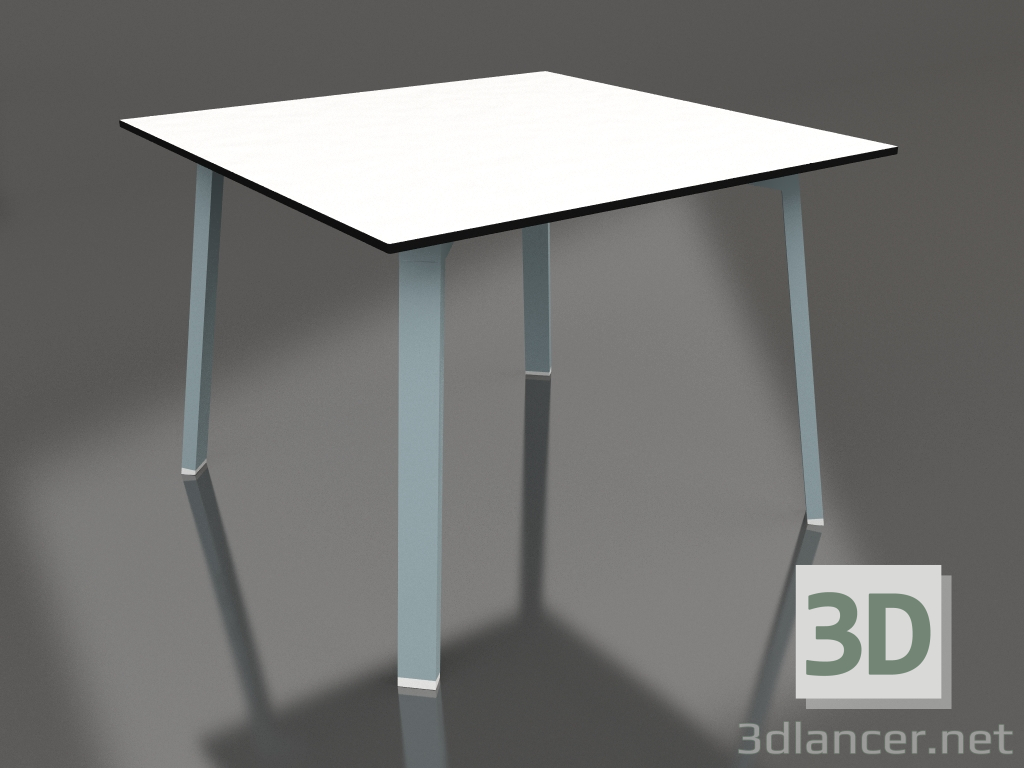 3D modeli Yemek masası 100 (Mavi gri, Fenolik) - önizleme