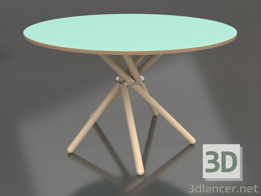 3 डी मॉडल डाइनिंग टेबल हेक्टर 120 (लाइट लिनोलियम मिंट) - पूर्वावलोकन
