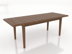 Esstisch TRANSFORM 2100x800 mm (ausziehbar, Nussbaum hell)