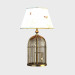 3d model Lámpara lámpara de mesa de METAL de la jaula (1-015902) - vista previa