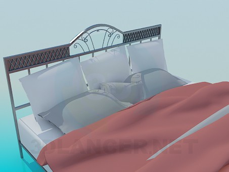 3d model Bed - preview 3d model Bed - preview