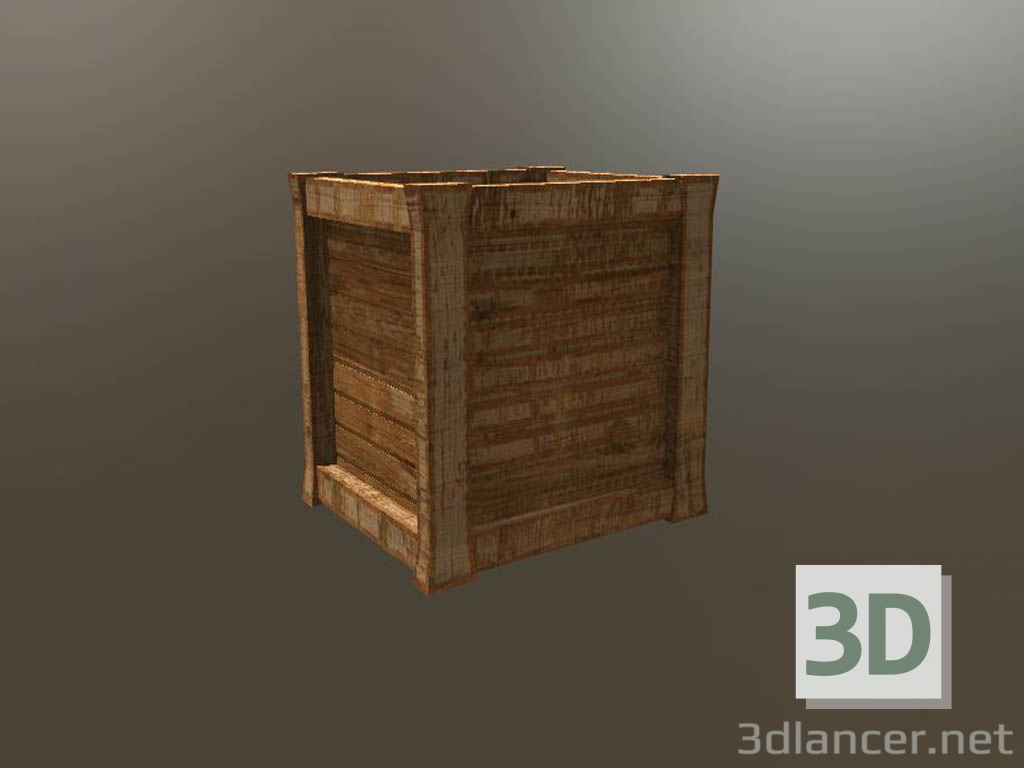 Caja 3D modelo Compro - render