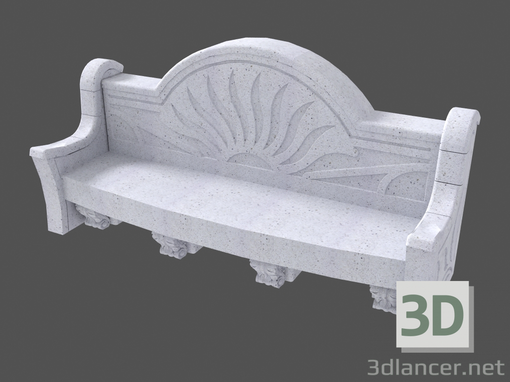 3d model Bench (LS248F) - preview