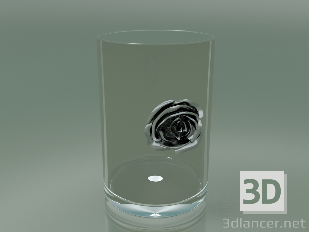 3D modeli Vazo Illusion Gül (H 30cm, D 20cm) - önizleme