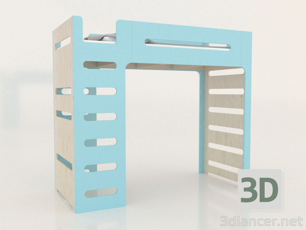 modèle 3D Lit mezzanine MOVE GL (FBMGL2) - preview